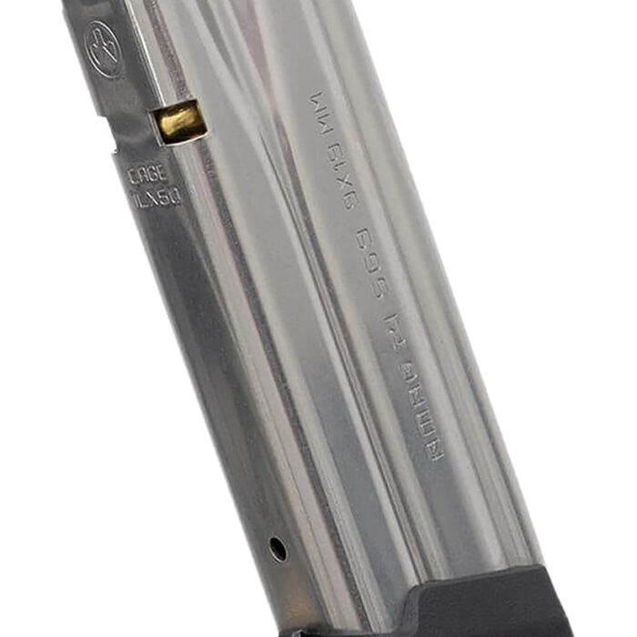 Magpul MAG1465-SST AMAG  21rd 9mm Fits Sig P320 Silver/Black Stainless Steel/Polymer