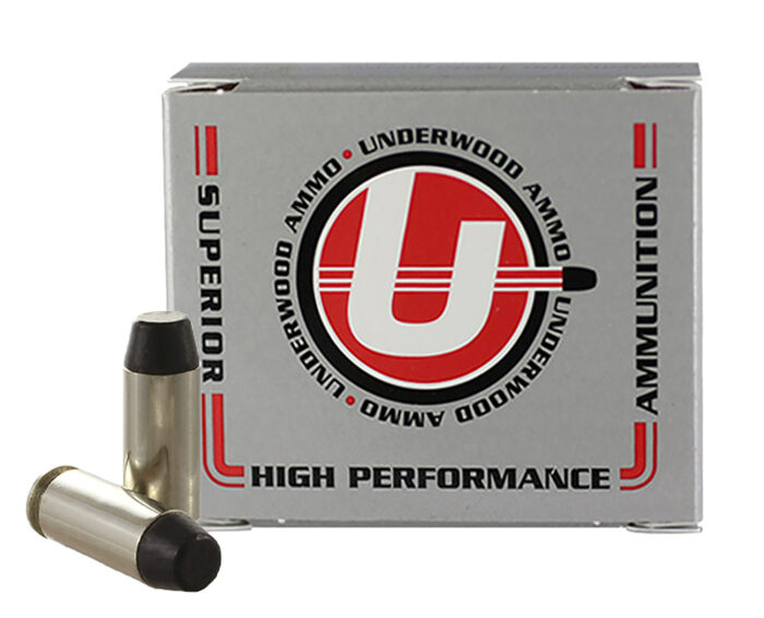Underwood Ammo 242   10mm 220gr Hard Cast Flat Nose 20 Per Box/10 Case