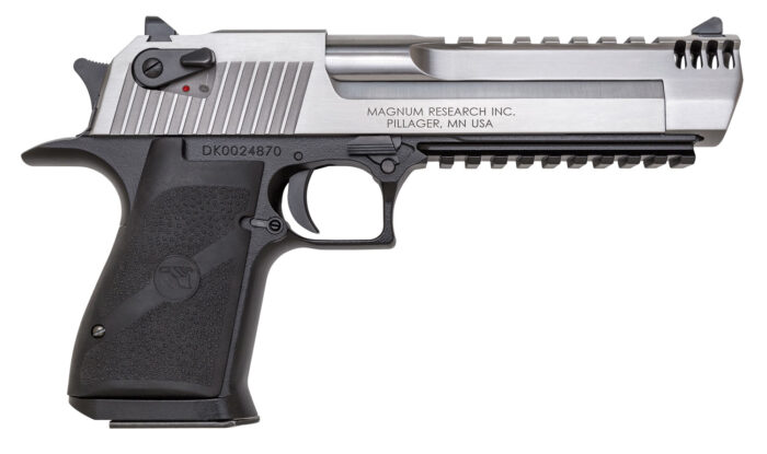 Magnum Research DE50ASIMB Desert Eagle Mark XIX L6 50 AE 6" 7+1 Black Hardcoat Anodized Aluminum Frame Stainless Steel Slide Black Polymer Grip