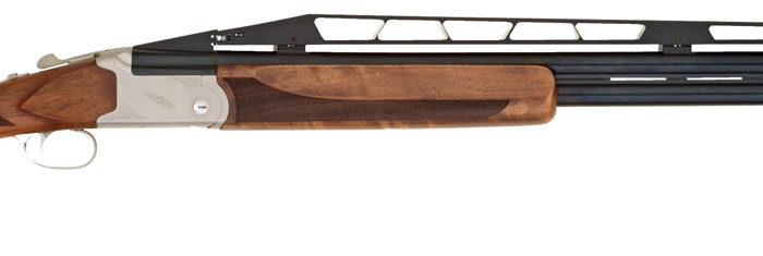 TriStar 35416 TT-15A Double Trap 12 Gauge 2rd 2.75" 32" Adjustable Rib Barrel Silver Rec Walnut Fixed with Adjustable Comb Stock Right Hand (Full Size) Includes 5 Extended MobilChoke