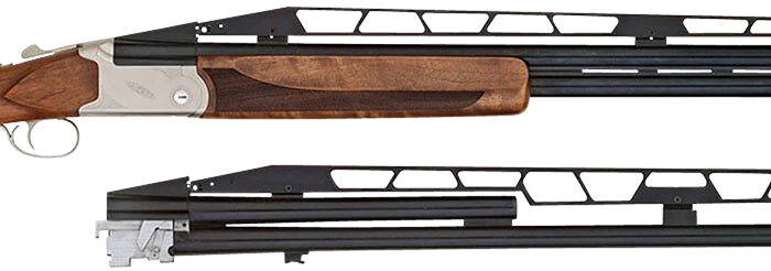 TriStar 35418 TT-15A Combo Trap 12 Gauge Break Open 3" 1rd/2rd 32/34" Blued Vent Rib Chrome-Lined Barrel, Silver Receiver, Walnut Wood Fixed w/Adj Comb Stock, Right Hand