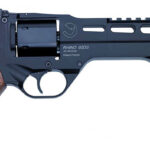 Chiappa Firearms CF340248 Rhino 60SAR *CA Compliant 357 Mag 6 Shot 6" Black Anodized Steel Barrel, Blued Steel Cylinder, Black Anodized Aluminum Frame & Barrel Shroud, Picatinny Rails, Walnut Grip 2 5654