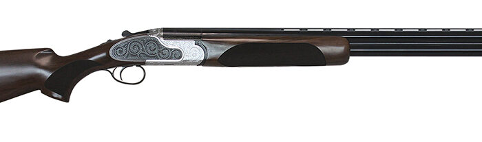 CZ-USA 06456 WingShooter Elite 20 Gauge 3" 2rd 28" Gloss Black Chrome Barrel, Engraved Satin-Gloss Chrome Metal Finish, Turkish Walnut Stock Includes 5 Chokes