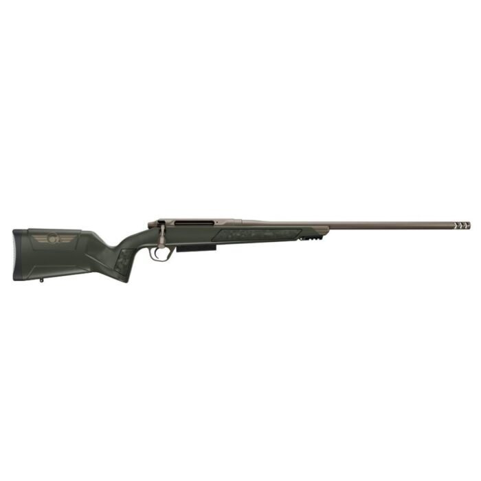 Christensen Arms Evoke Rifle 7mm PRC 4rd Magazine 22" 5/8x24" Threaded Barrel Bronze and OD Green