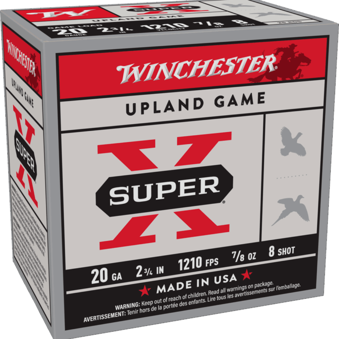 WINCHESTER 20G 2-3/4" #8 SPR X UPLAND 7/8OZ 25RDS