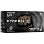 FEDERAL 45 AUTO 230GR PUNCH JHP 50RD/BX 10BX/CS 2 image full 7695 f7e1a24a25f7be823f3fd0873aad0a51