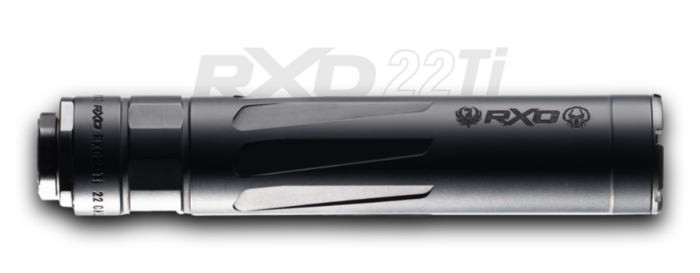 DEAD AIR RXD 22TI SUPPRESSOR .22 CAL 1/2"-28 XRF MUZZLE BRAKE BLACK