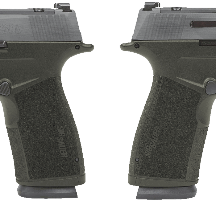 SIG SAUER P365 X-MACRO 9MM PSTL 3.7" CRUSHED SILVER BATTLEWORN 2-17RD MAGAZINES