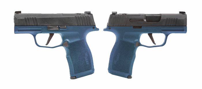 SIG SAUER P365X TYPHOON 9MM PSTL 3.1" BBL 2-12RD MAGS, OPTC PLTE COVER