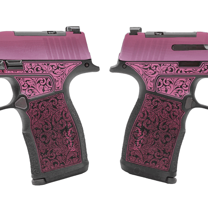 SIG SAUER P365X LADY BUG 9MM PSTL 3.1" BBL 2-12RD MAGS, OPTC PLTE COVER