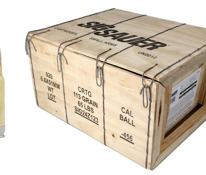 SIG SAUER AMMO 6.8X51 HYBRID BALL 920RD
