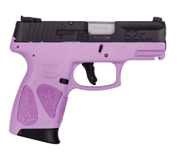 TAURUS G2C 9MM BLK/LIGHT PURPLE 12+1