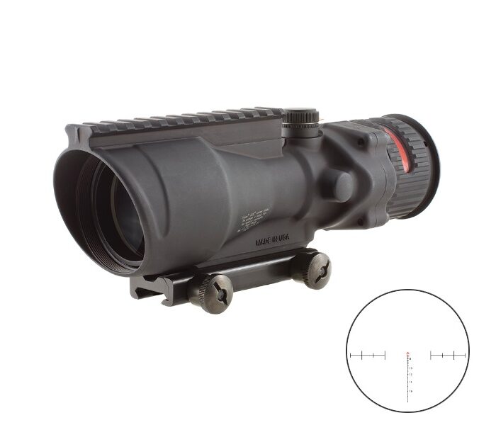 TRIJICON ACOG 6X48 50BMG BAC CHEVRN RED