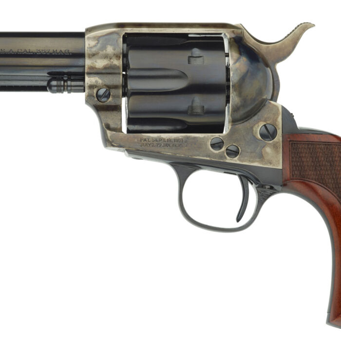 Taylors & Company 555133 1873 Cattleman 45 Colt (LC) 6rd 3.50" Blued Cylinder & Barrel Color Case Hardened Steel Frame Checkered Birdshead Walnut Grip