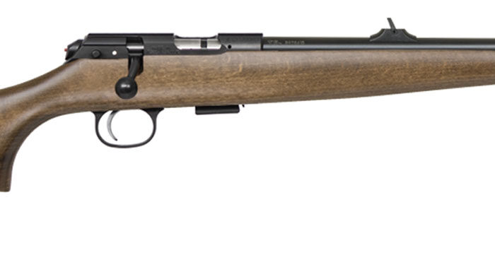 CZ-USA 02335 CZ 457 Scout Youth 22 LR 1rd 16" Black Nitride Steel Threaded Barrel Black Nitride Steel Receiver Beechwood Fixed American Style Stock Right Hand