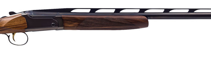 CZ-USA 06502 All American Trap 12 Gauge 2.75" 1rd 34" Ported Barrel, Gloss Blued Metal Finish, Turkish Walnut Stock with Adjustable Comb