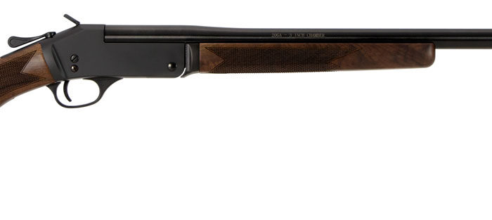 Henry H015Y20 Single Shot  Youth 20 Gauge 3" 1rd 26" Blued Steel Barrel, Black Steel Receiver, American Walnut Stock, Right Hand