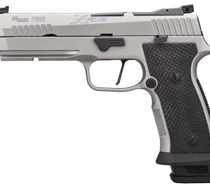 SIG SAUER P320 SXG 9MM 5" STAINLESS, ADJ. SIGHTS, SXG GRIP O.R. 3-21RD