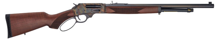 Henry H010GCC Side Gate  Full Size 45-70 Gov 4+1 22" Blued Octagon Barrel, Color Case Hardened Steel Receiver, American Walnut Stock Right Hand