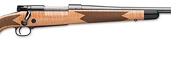 Winchester Repeating Arms 535218294 Model 70 Super Grade 6.5 PRC Caliber with 3+1 Capacity, 24" Barrel, Polished Blued Metal Finish, Gloss AAA Maple Stock & No Sights Right Hand (Full Size)