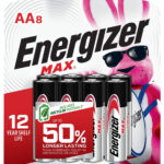 Energizer E91MP8 AA Max Silver 1.5V Alkaline, Qty (8) Single Pack 1 135699