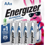 Energizer L91SBP8H3 AA Ultimate Lithium Silver 1.5V Lithium, Qty (8) Single Pack 2 135706
