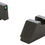 AmeriGlo GL810 Optic Compatible Sight Set for Glock 2XL Tall Green Tritium Black Outline Front Sight-Black Rear Sight 2 136723