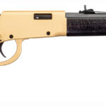 Rossi RL22181WD-GLD2 Rio Bravo 22 LR 15+1 18" Polished Black Barrel, Gold Finish Rec, Black Hardwood Stock 2 142090