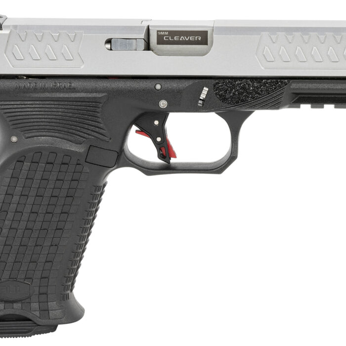 Bul Armory AXEFSCLEVSLV9US Axe Cleaver 9mm Luger 17+1 4.49" Barrel, Polymer Frame w/Picatinny Acc. Rail, Stainless Steel Slide,  Aggressive Textured Polymer Grip