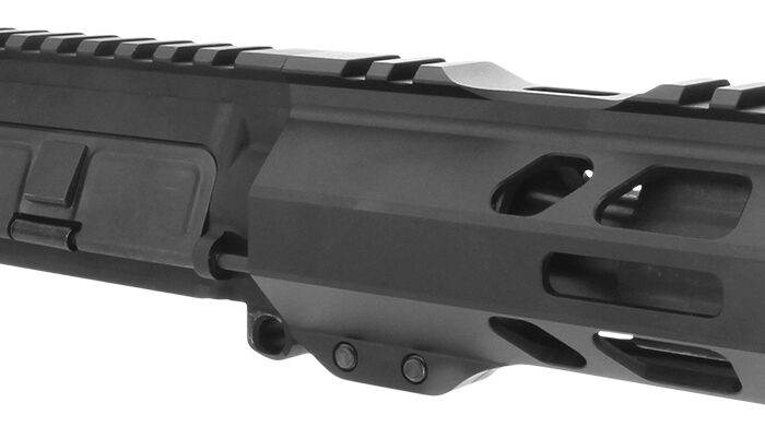 TacFire BU-556-5 Pistol Upper Assembly  5.56x45mm NATO Caliber with 5" Black Nitride Barrel, Black Anodized 7075-T6 Aluminum Receiver & M-LOK Handguard for AR-Platform Includes Bolt Carry Group