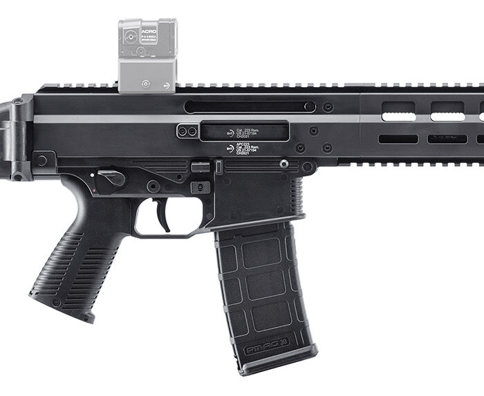 B&T Firearms 361657 APC Pro 5.56x45mm NATO 30+1 10.50" Black Threaded Barrel, M-LOK Handguards, Black Picatinny Rail Receiver ,Black Polymer Grips, No Brace, Ambidextrous
