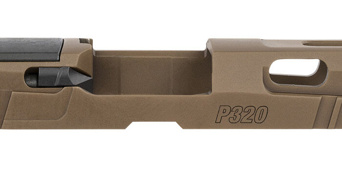 Sig Sauer 8900953 P320  Sig P320 9mm Luger PVD Coyote Brown Stainless Steel Optic Ready Slide XRAY3 Suppressor Sights Compatible With ROMEO1 & ROMEO Pro