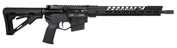 Diamondback DB1731T001 DB15  350 Legend 5+1/10+1 16" Nitride Treated Threaded Barrel w/Compensator, A3 Flattop Upper/DB-15 Black Gold Lower, 15" M-LOK Handguard, Magpul CTR Stock, MOE K2 Grip