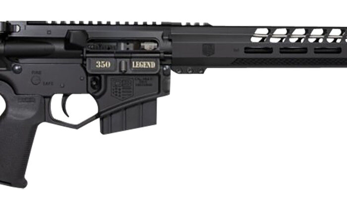 Diamondback DB1731T001 DB15  350 Legend 5+1/10+1 16" Nitride Treated Threaded Barrel w/Compensator, A3 Flattop Upper/DB-15 Black Gold Lower, 15" M-LOK Handguard, Magpul CTR Stock, MOE K2 Grip