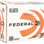 Federal C45230A300 Champion Training 45ACP 230gr Full Metal Jacket 300 Per Box/1 Case *Loose 1 150626