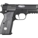 EAA GIRSAN 390446 MC P35PI OPS 9mm Luger 15+1 3.88" Matte Black Optic Ready/Serrated Steel Slide, Matte Black Steel Frame w/Accessory Rail & Beavertail Black Textured G10 Grips Ambidextrous 1 151300