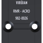 Viridian 9820026 RFX45 RMR Mounting Adapter Black Anodized 2 157157