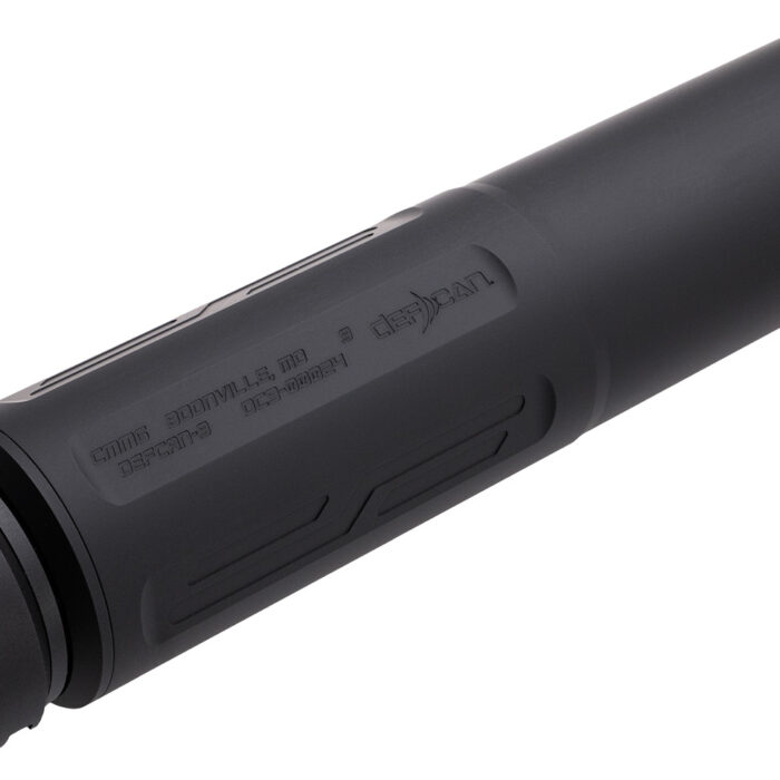 CMMG 99CA47D DefCan 9 9mm Luger, 8.3" L Black Aluminum, .578" x 28 tpi Tri-lug QD Mount