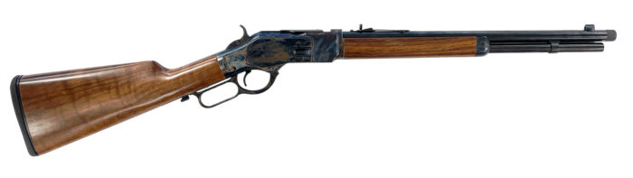 Taylors & Company 240002 1873 TC73 9mm Luger 10+1 18" Blued Threaded Barrel, Color Case Hardened Receiver, Walnut Fixed Stock, Right Hand