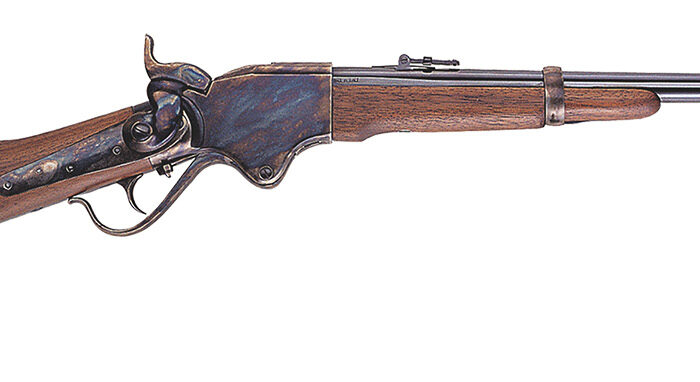 Cimarron AS530 1865 Spencer 45 Long Colt 7+1 20" Blued Round Barrel, Color Case Hardened Receiver, Walnut Stock, Right Hand