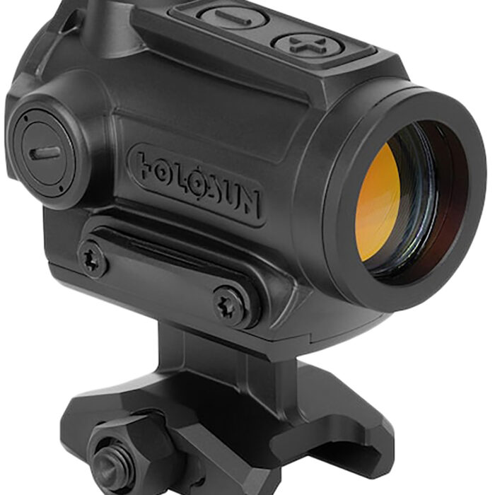 Holosun AROMRSGR   Black 1x 2 MOA Green Dot/65 MOA Circle Reticle
