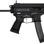 Grand Power 850003223131 SP9A1 Stribog 9mm Luger 30+1 8" Black Threaded Barrel, M-LOK Handguard, Black Aluminum Picatinny Rail Receiver, Black PDW Tailhook Brace, Black Polymer Grip, Thread Protector 1 177388