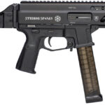 Grand Power 197892004824 SP45A3 Stribog 45 ACP 20+1 8" Black Threaded Barrel, Black Aluminum Picatinny Rail Receiver, Black SB Tactical Brace, Black Polymer Grip, Thread Protector 2 177421