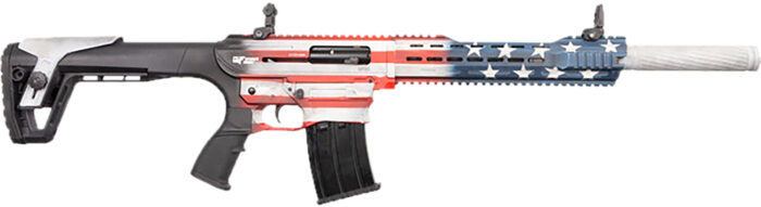 Gforce Arms GF2512USA GF25 USA 12 Gauge Semi-Auto 3" 5+1 20" Flat Dark Earth Cerakote Threaded Barrel, USA Receiver, Black Adjustable Synthetic Stock w/Black Rubber Grip