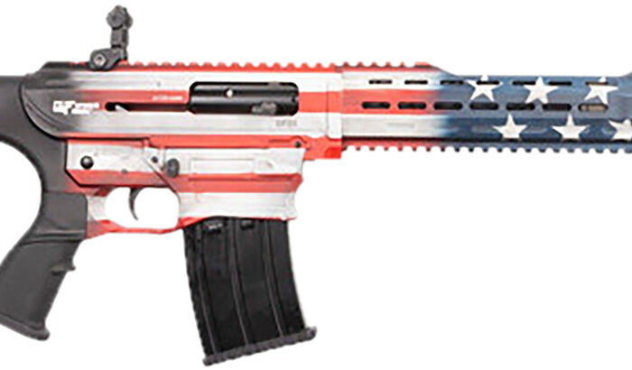 Gforce Arms GF2512USA GF25 USA 12 Gauge Semi-Auto 3" 5+1 20" Flat Dark Earth Cerakote Threaded Barrel, USA Receiver, Black Adjustable Synthetic Stock w/Black Rubber Grip