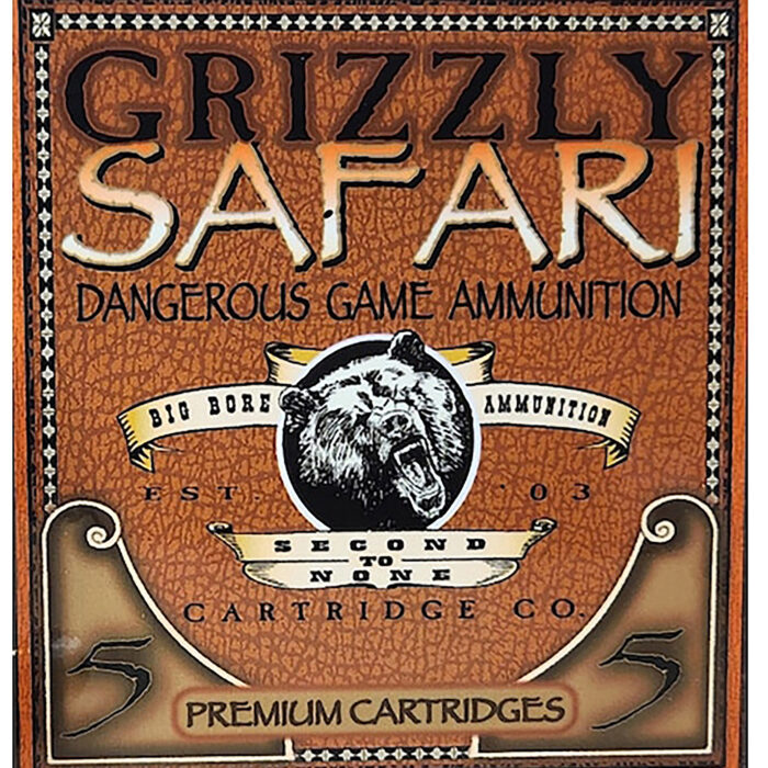 Grizzly Ammo GC47NE2   470NitroExpress 500gr Solid Brass 5 Per Box/10 Case