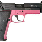 GSG GERG2213TFFPA FireFly 22 LR 13+1 4.90" Black Threaded Barrel, Aluminum Serrated Slide, Pink Aluminum Frame w/Picatinny Rail, Textured Grip 2 182771