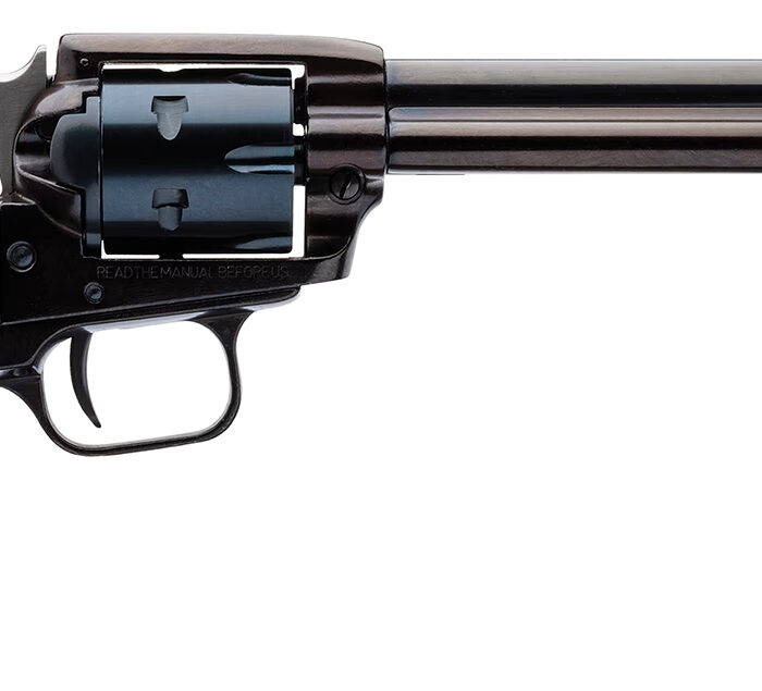 Heritage Mfg RR22B6USFLAG Rough Rider  22 LR 6 Shot 6.50" Black Oxide Barrel & Cylinder, Black Steel Zinc Alloy Frame, US Flag Grip Exposed Hammer
