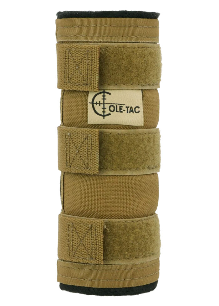 Cole-tac MP102 Metal Python Suppressor Cover Fits 6" Long Coyote Brown