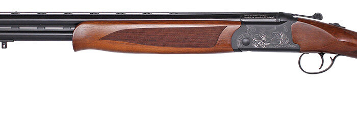Iver Johnson Arms IJ60028 IJ600  28 Gauge Break Open 2.75" 2 Shot 28" Black Over/Under Vent Rib Barrel, Engraved Matte Black Chrome Steel Receiver, Fixed Walnut Stock